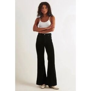 ROLLA’S Eastcoast Flare Corduroy Pants Solid Black East Coast Academia Size 29